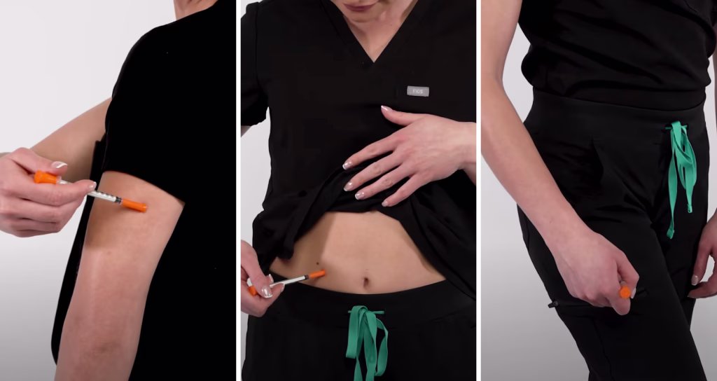Choose an Injection Site